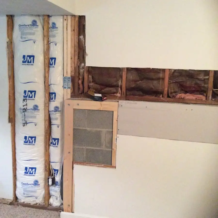 Wall insulation replacement during Odor Removal & Deodorization in Wayne